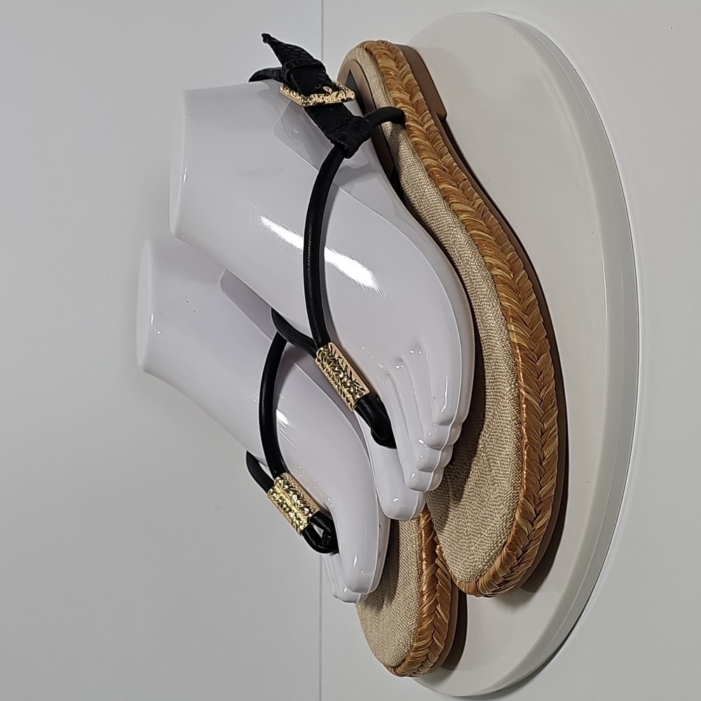 Dolce Vita Black and Tan Sandals - Picture 10 of 15